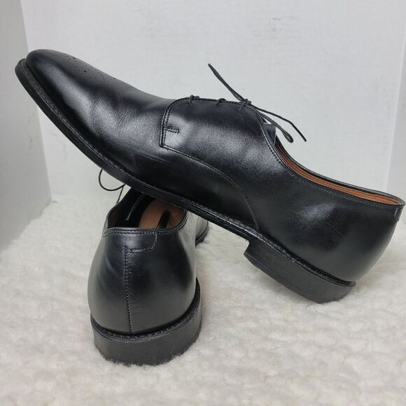 Allen Edmonds Flatiron Men\'s 15 Shoes Black Leather Brogue Toe Oxford Derby main image 4